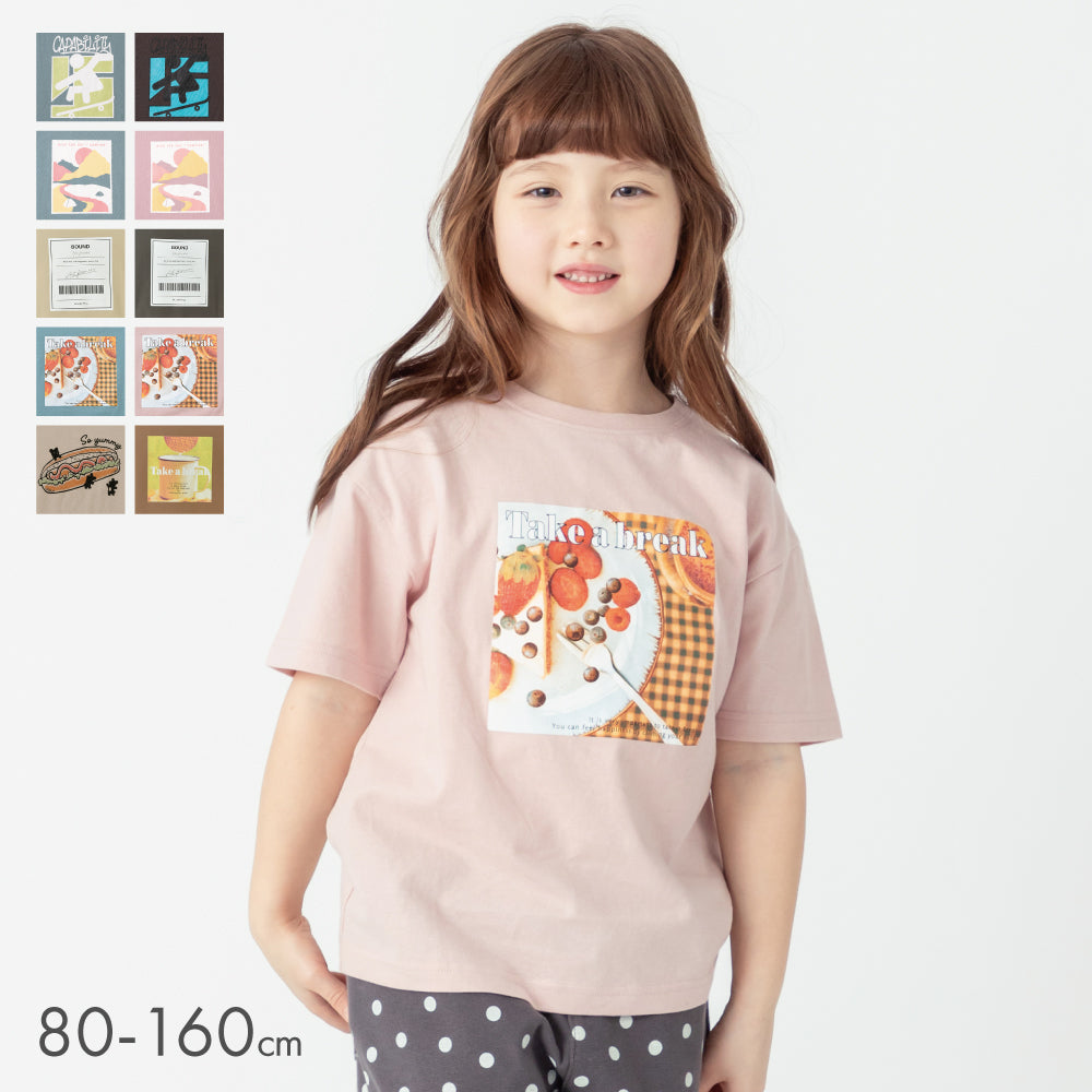 プリント半袖Tシャツ (グラフィック)