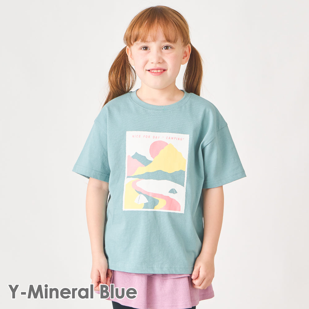 プリント半袖Tシャツ (グラフィック)
