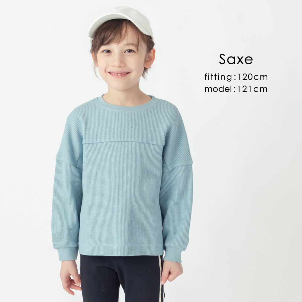 ビックシルエット ワッフル Tシャツ