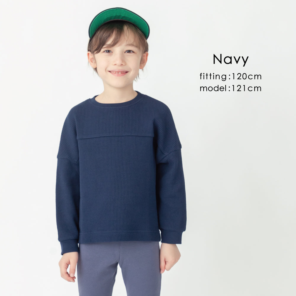 ビックシルエット ワッフル Tシャツ