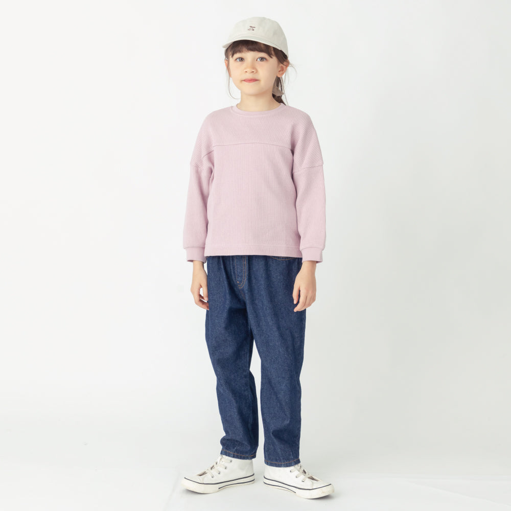ビックシルエット ワッフル Tシャツ