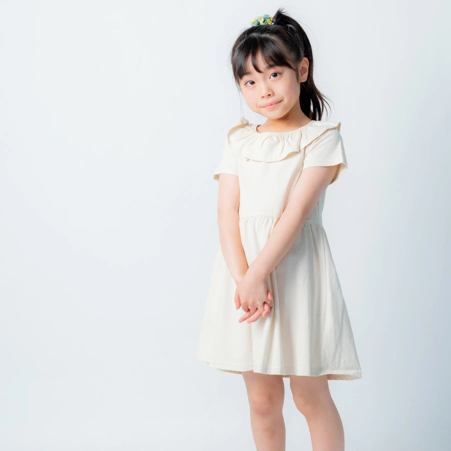 【OUTLET SALE】ガールズデザインワンピ
