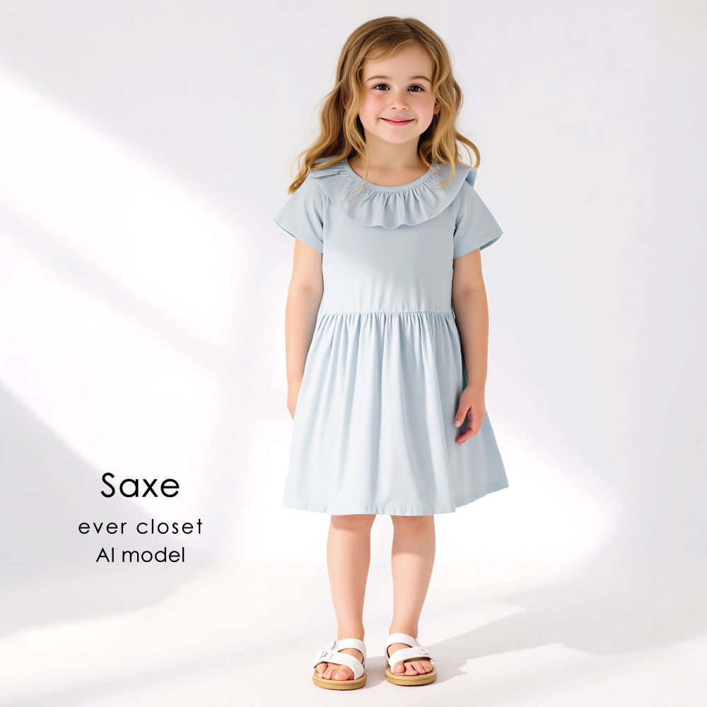 【OUTLET SALE】ガールズデザインワンピ