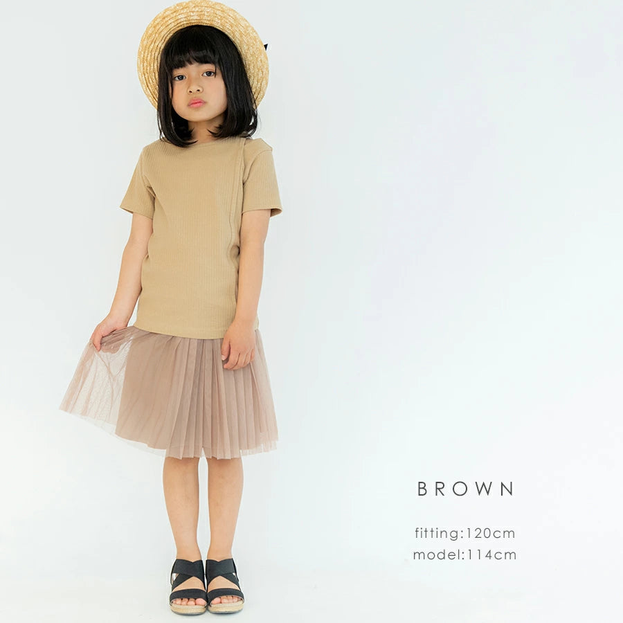 【OUTLET SALE】肩開き半袖トップス