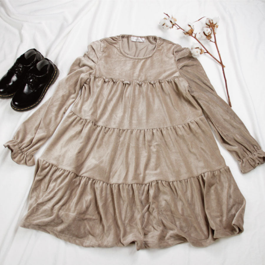 【OUTLET SALE】コーデュロイワンピース