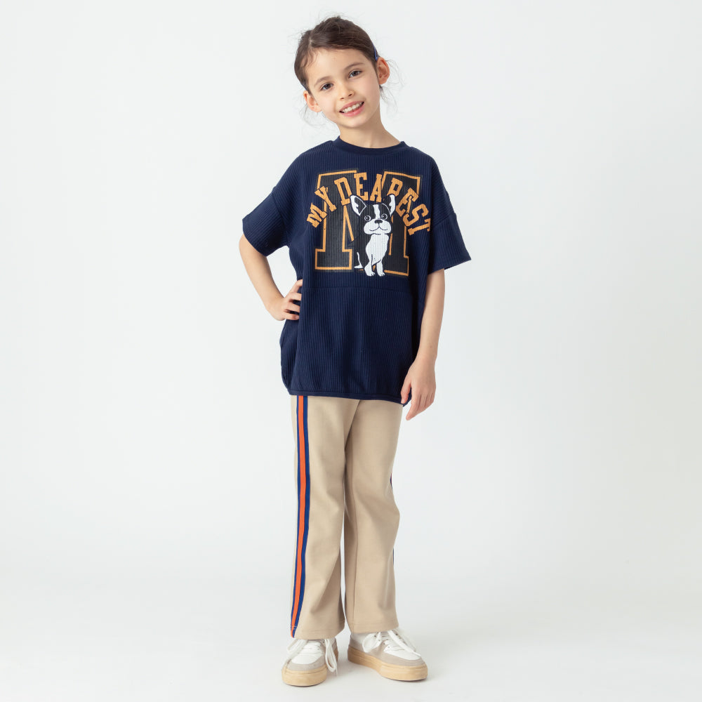 BIGシルエット ワッフルTシャツ