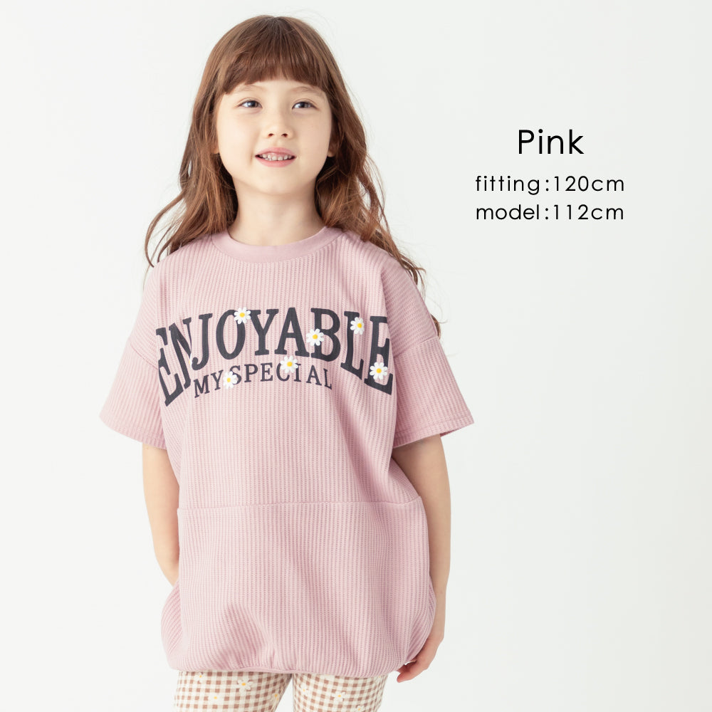 BIGシルエット ワッフルTシャツ