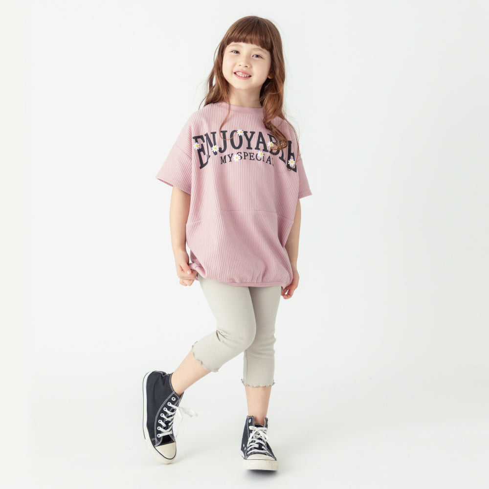 BIGシルエット ワッフルTシャツ