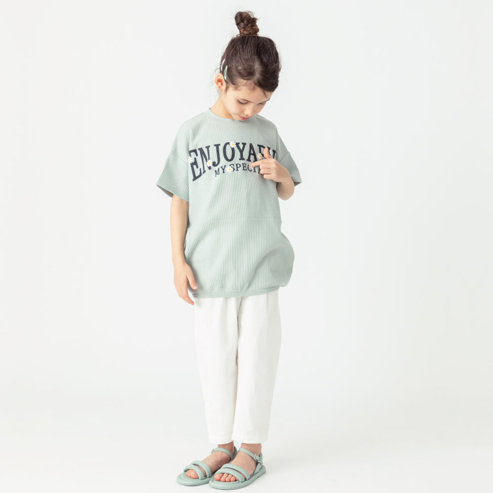 BIGシルエット ワッフルTシャツ
