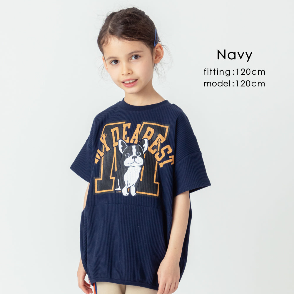 BIGシルエット ワッフルTシャツ
