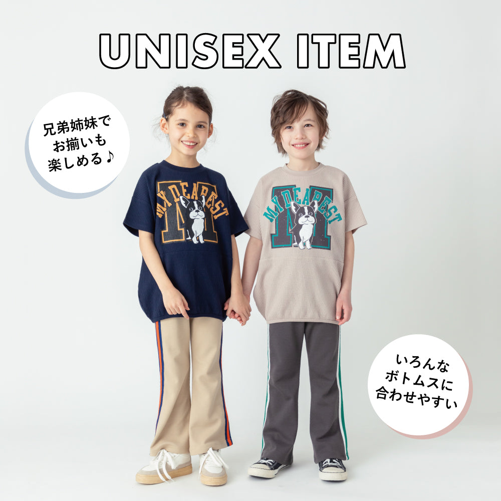 BIGシルエット ワッフルTシャツ