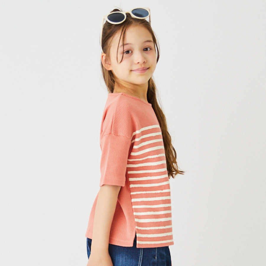 【OUTLET SALE】ワッフル半袖Tシャツ