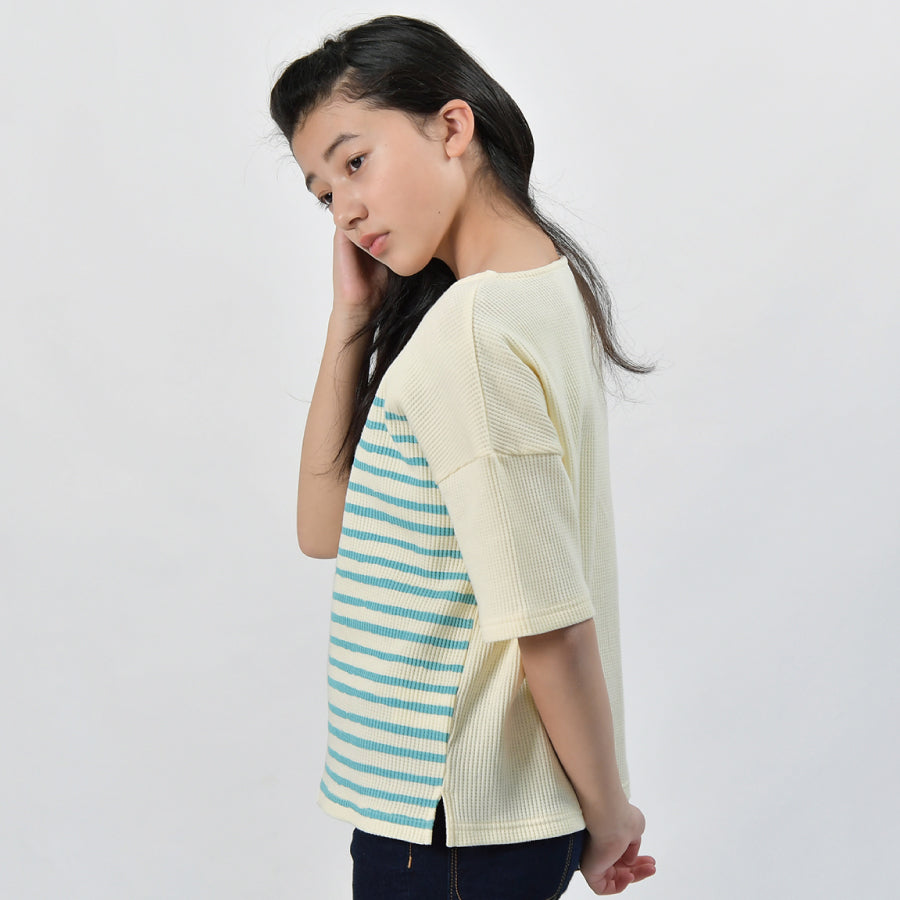 【OUTLET SALE】ワッフル半袖Tシャツ