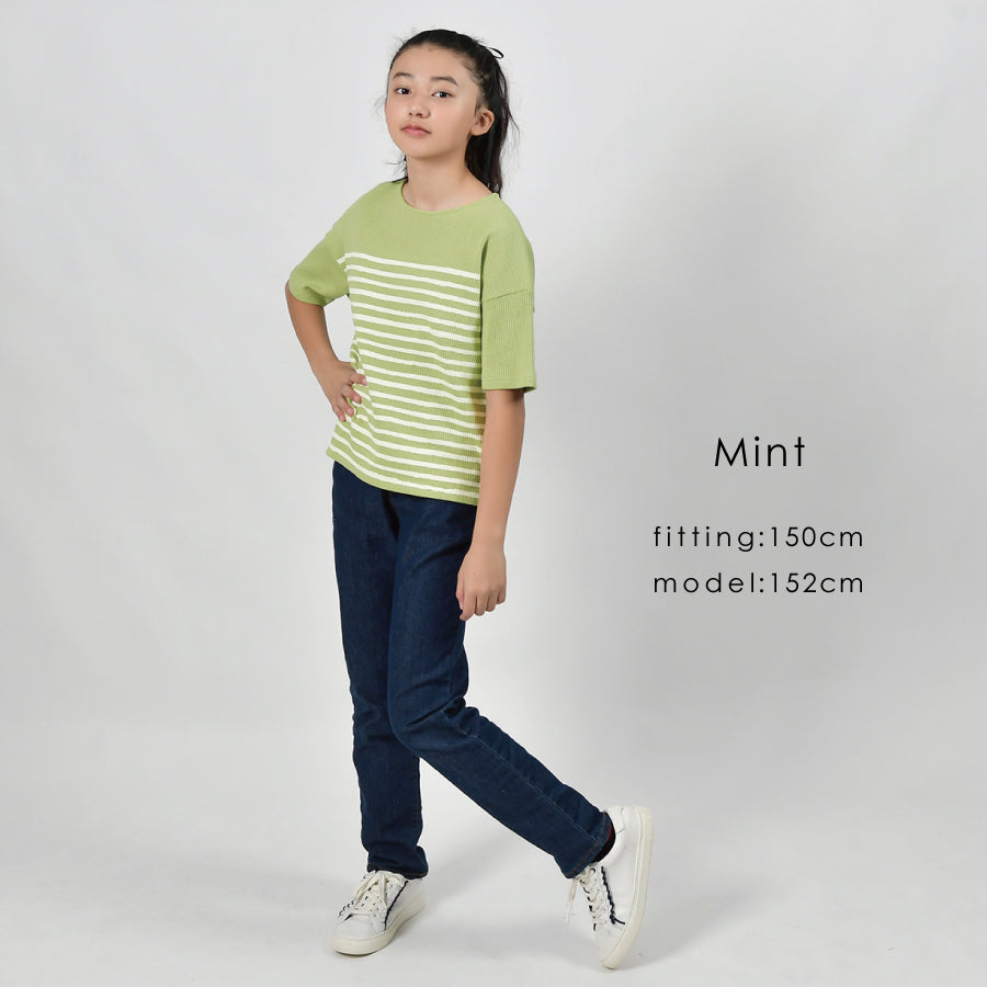 【OUTLET SALE】ワッフル半袖Tシャツ