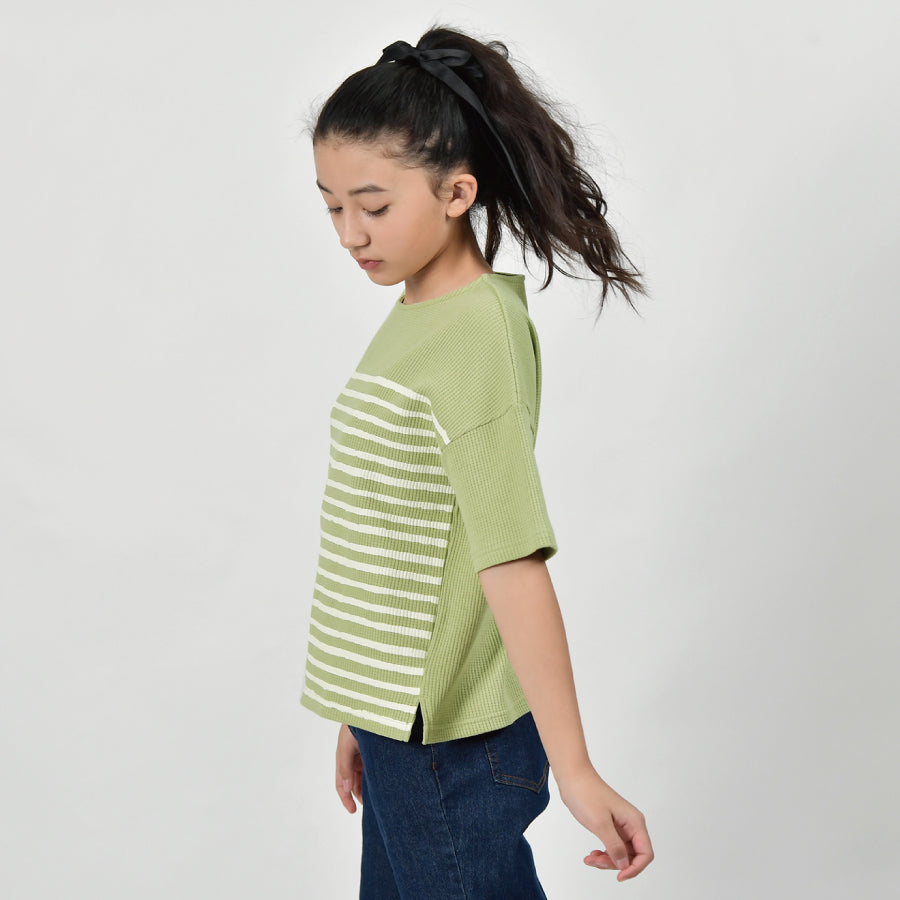 【OUTLET SALE】ワッフル半袖Tシャツ