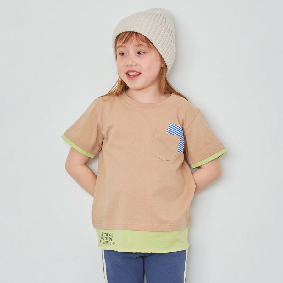 【OUTLET SALE】ポケット付きTシャツ