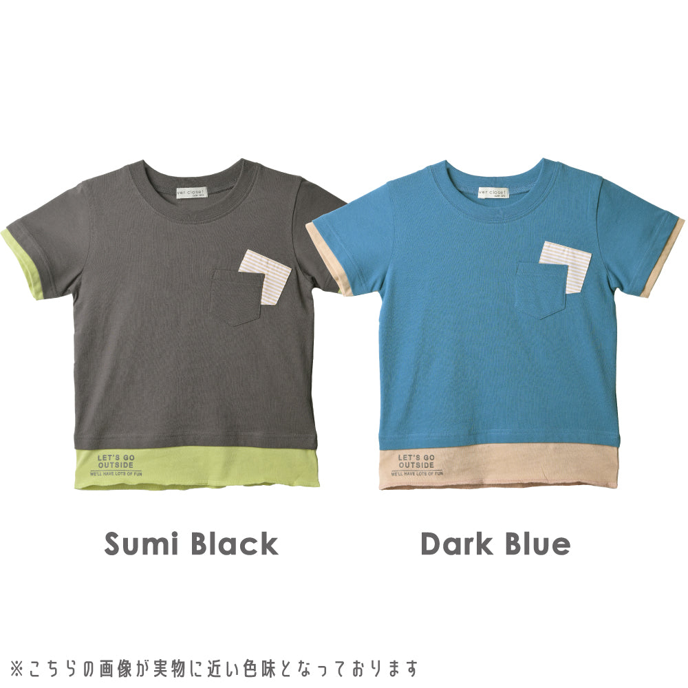 【OUTLET SALE】ポケット付きTシャツ