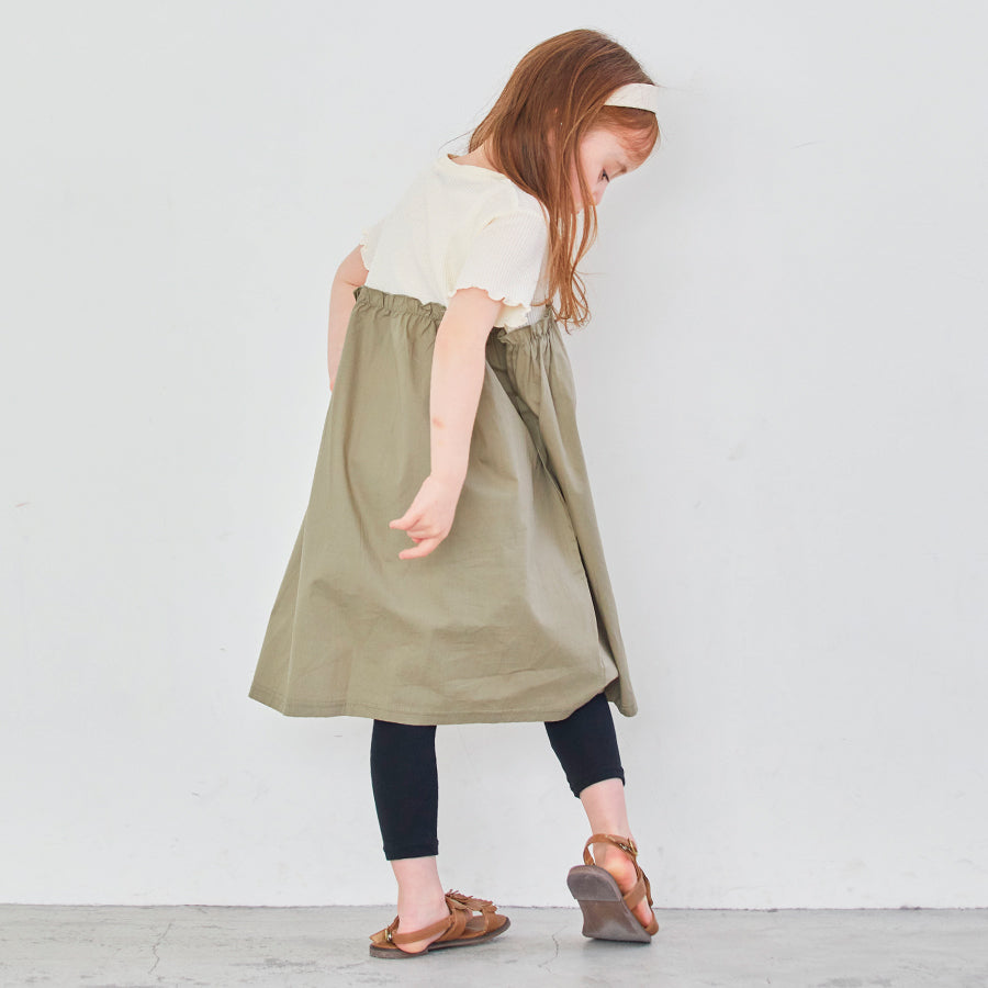 【OUTLET SALE】ワッフル半袖ワンピース