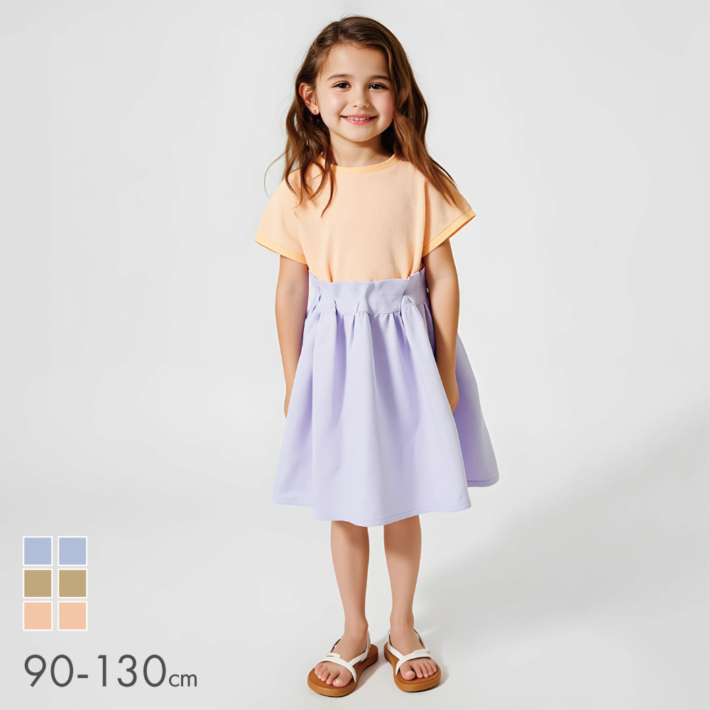 OUTLET SALE】ドッキング半袖ワンピース – 子供服通販の ever closet