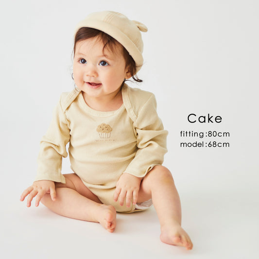 【OUTLET SALE】ベビーロンパース(ケーキ)