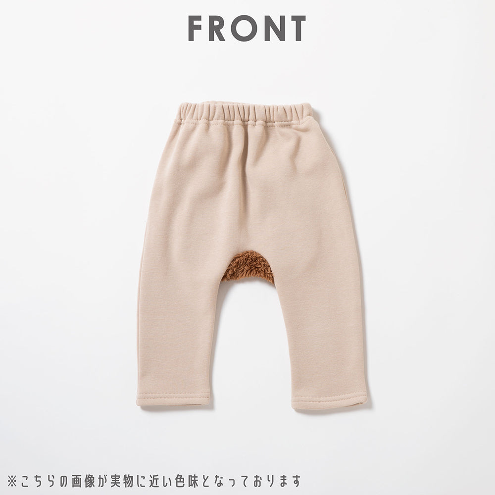 【OUTLET SALE】ベビー 裏起毛どうぶつパンツ