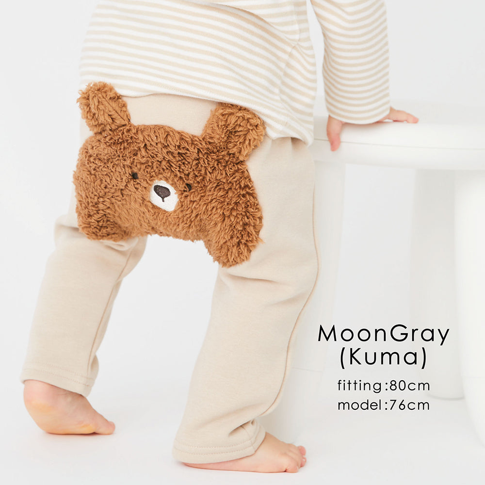 【OUTLET SALE】ベビー 裏起毛どうぶつパンツ