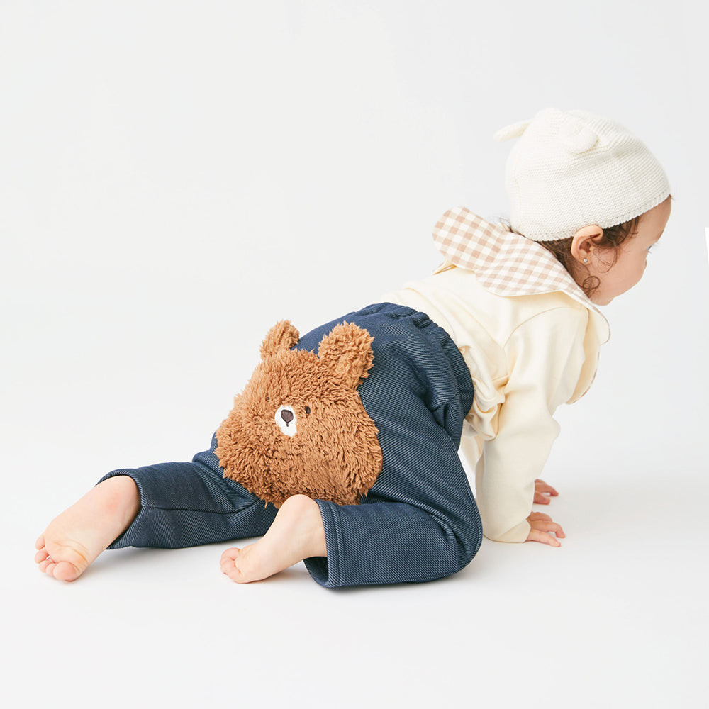 【OUTLET SALE】ベビー 裏起毛どうぶつパンツ