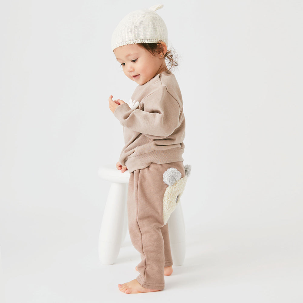 【OUTLET SALE】ベビー 裏起毛どうぶつパンツ