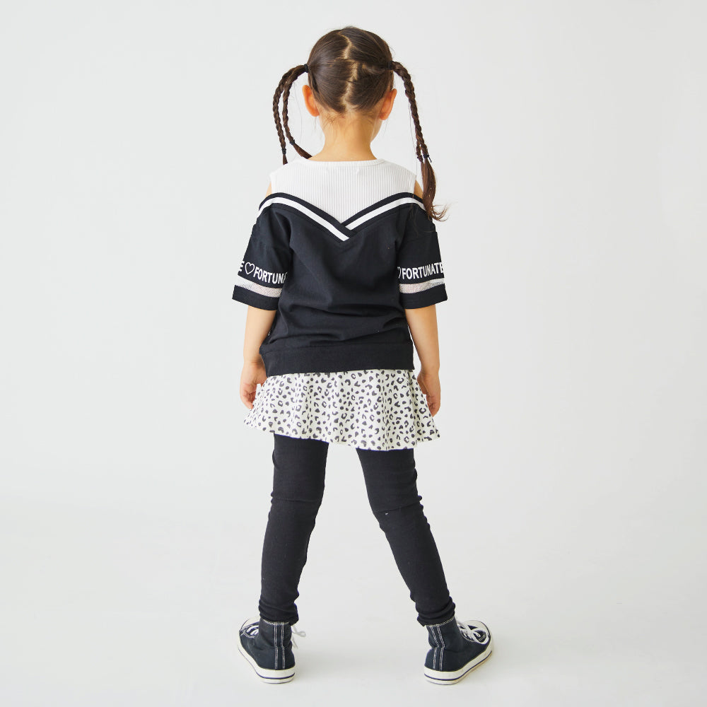 【OUTLET SALE】タンクフェイク半袖トップス