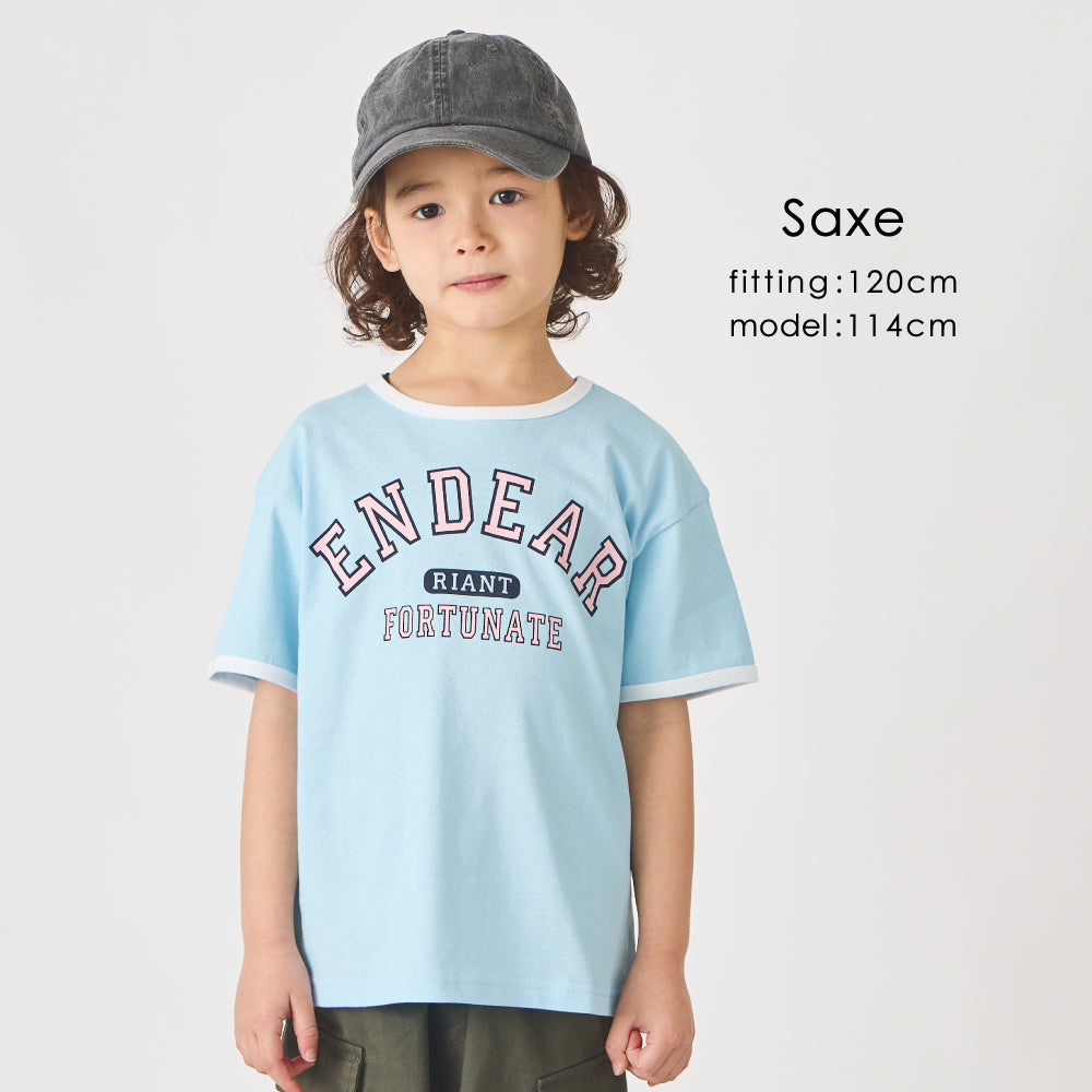 カレッジロゴ半袖Tシャツ