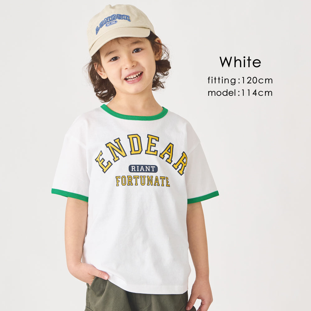 カレッジロゴ半袖Tシャツ