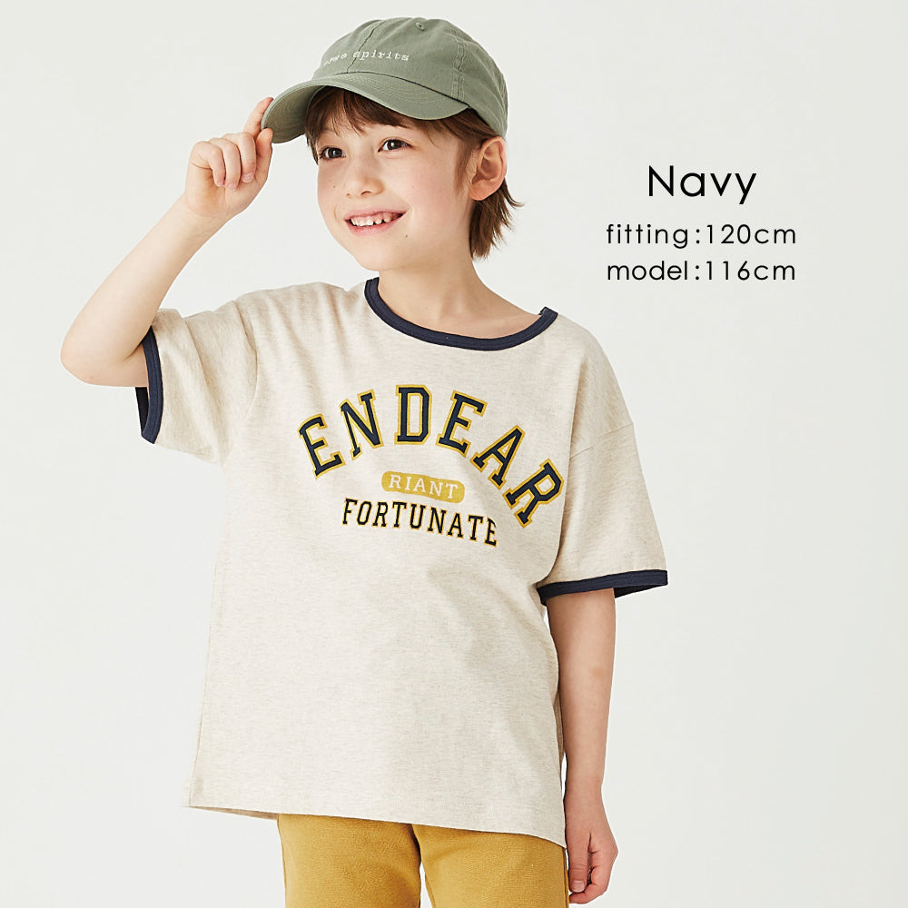 カレッジロゴ半袖Tシャツ