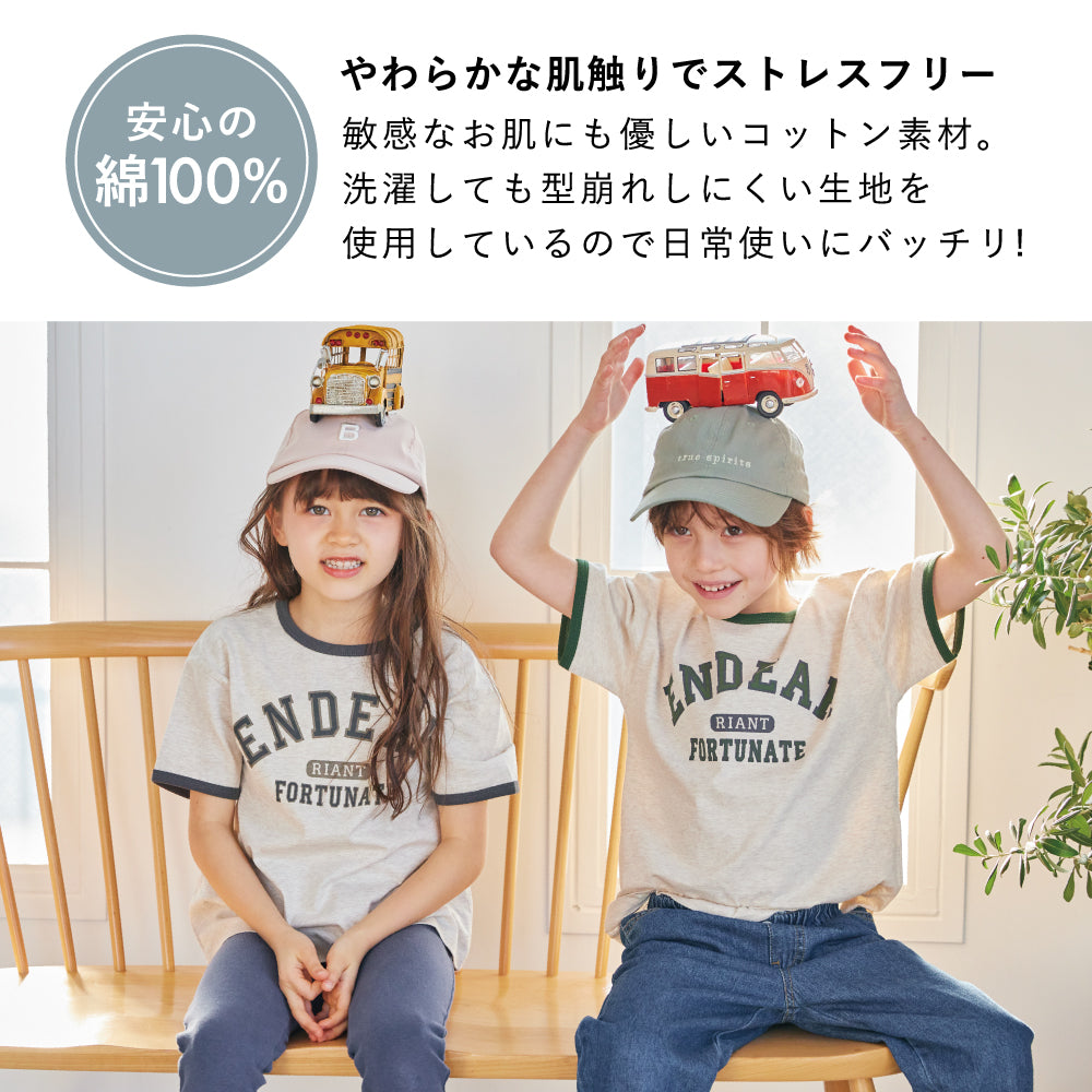 カレッジロゴ半袖Tシャツ