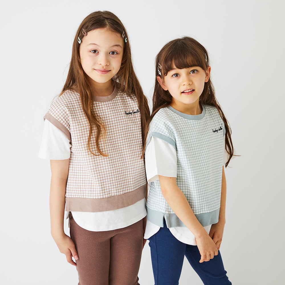 【OUTLET SALE】ベスト風半袖Tシャツ