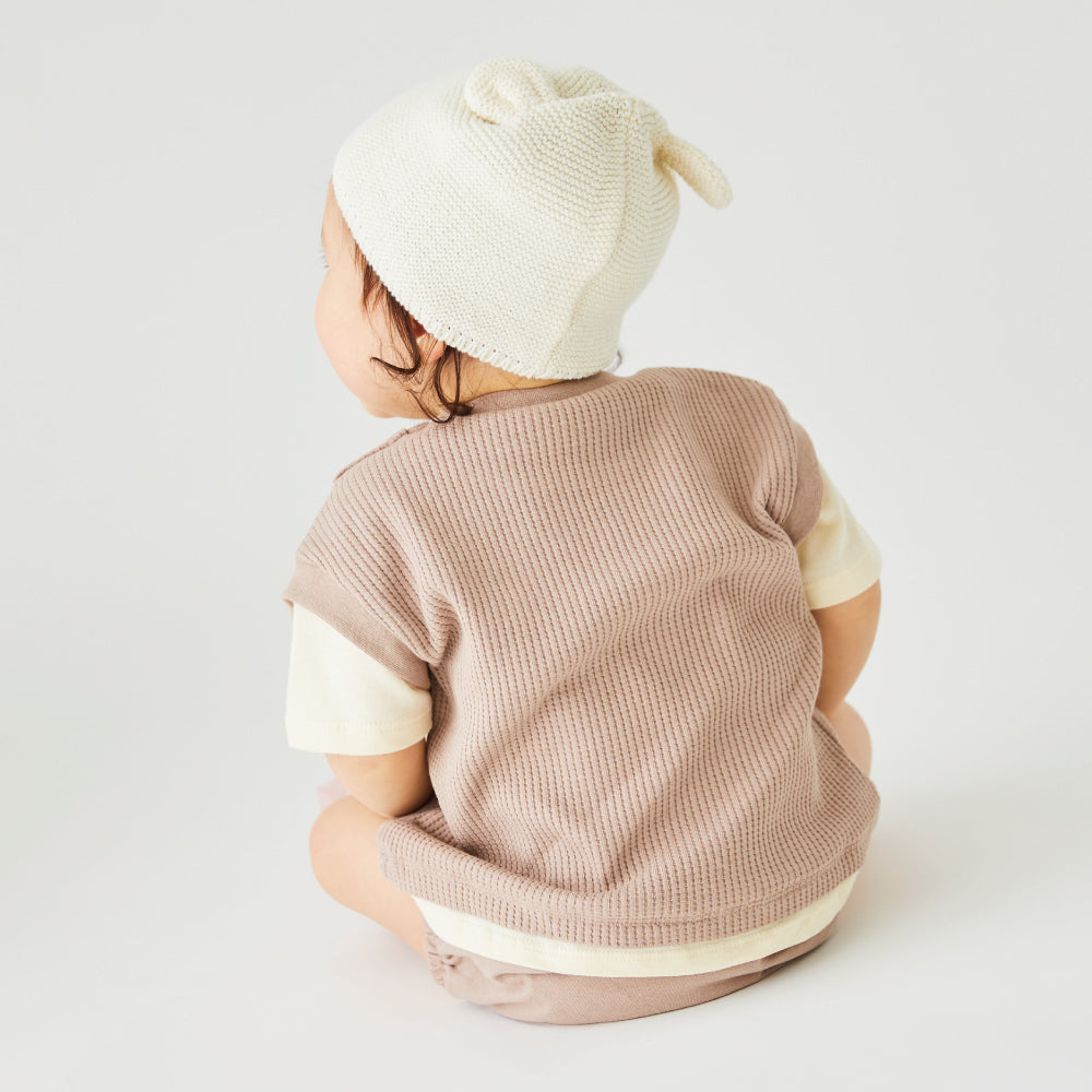 【OUTLET SALE】重ね着風ロンパース