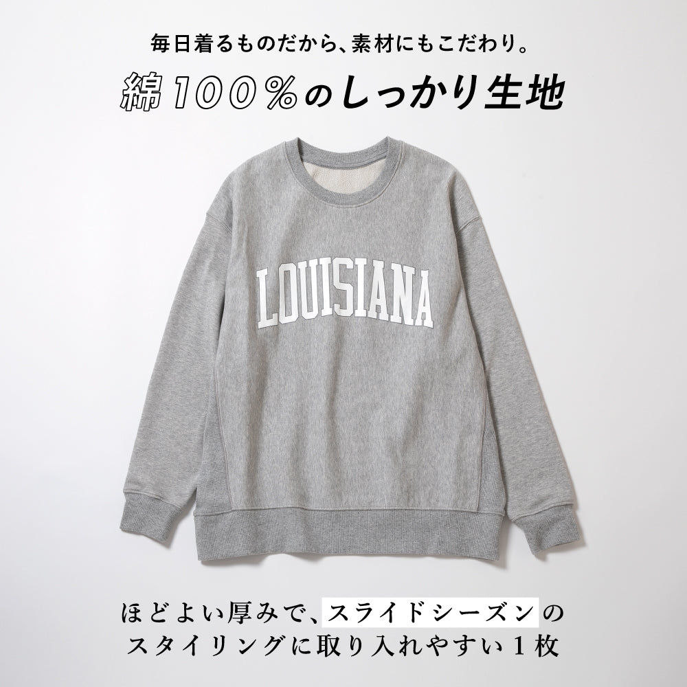 【夏割】 【Ladies】カレッジロゴスウェット