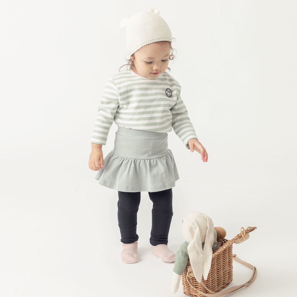 【Baby】ボーダー長袖Tシャツ