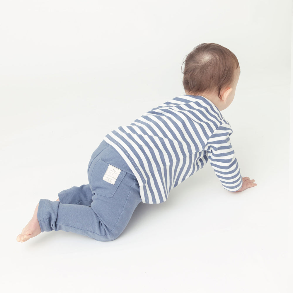【Baby】ボーダー長袖Tシャツ