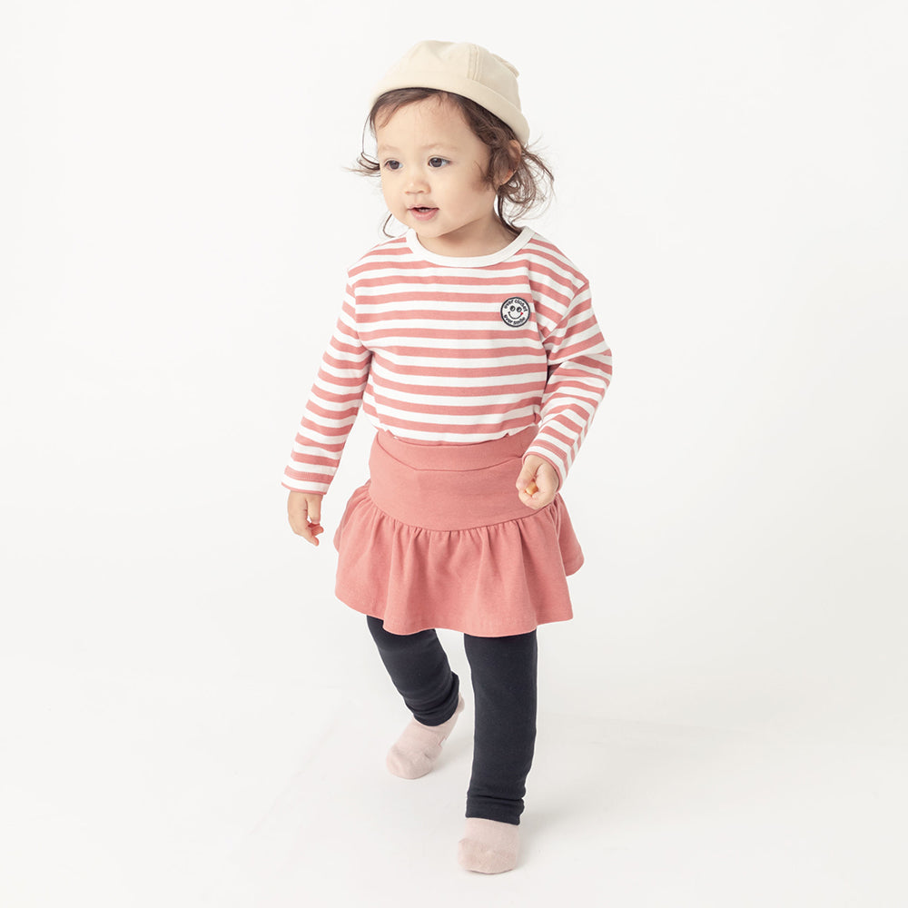 【Baby】ボーダー長袖Tシャツ