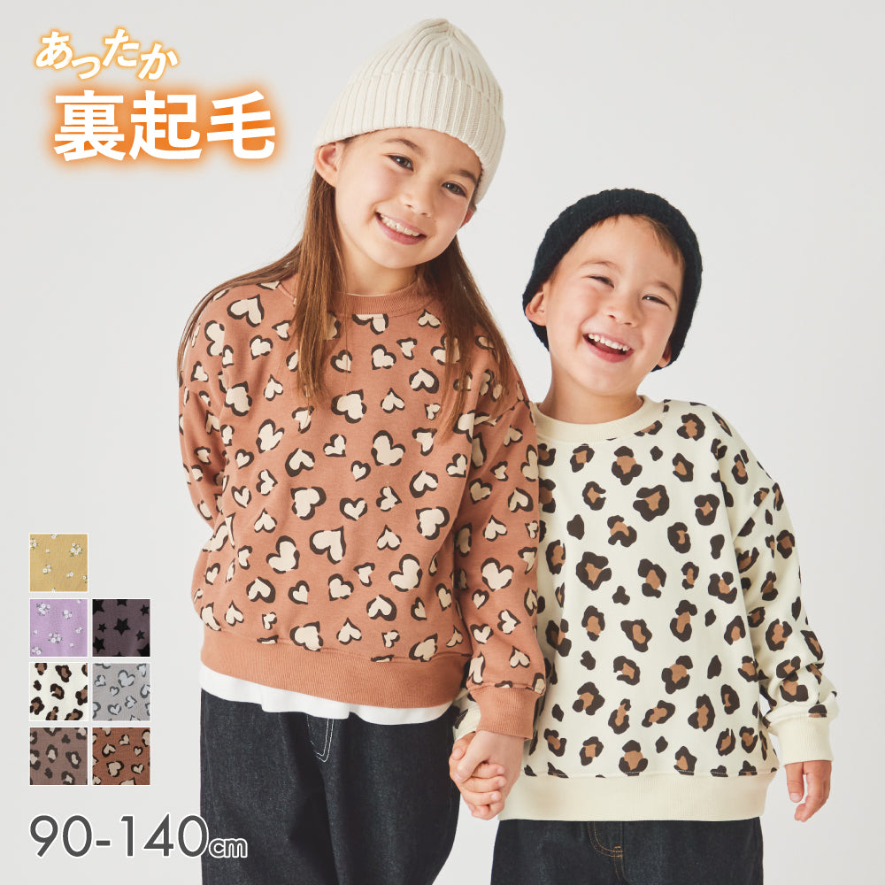 裏起毛 総柄スウェット – 子供服通販の ever closet