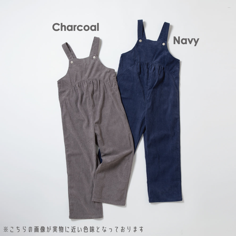 コーデュロイ サロペット