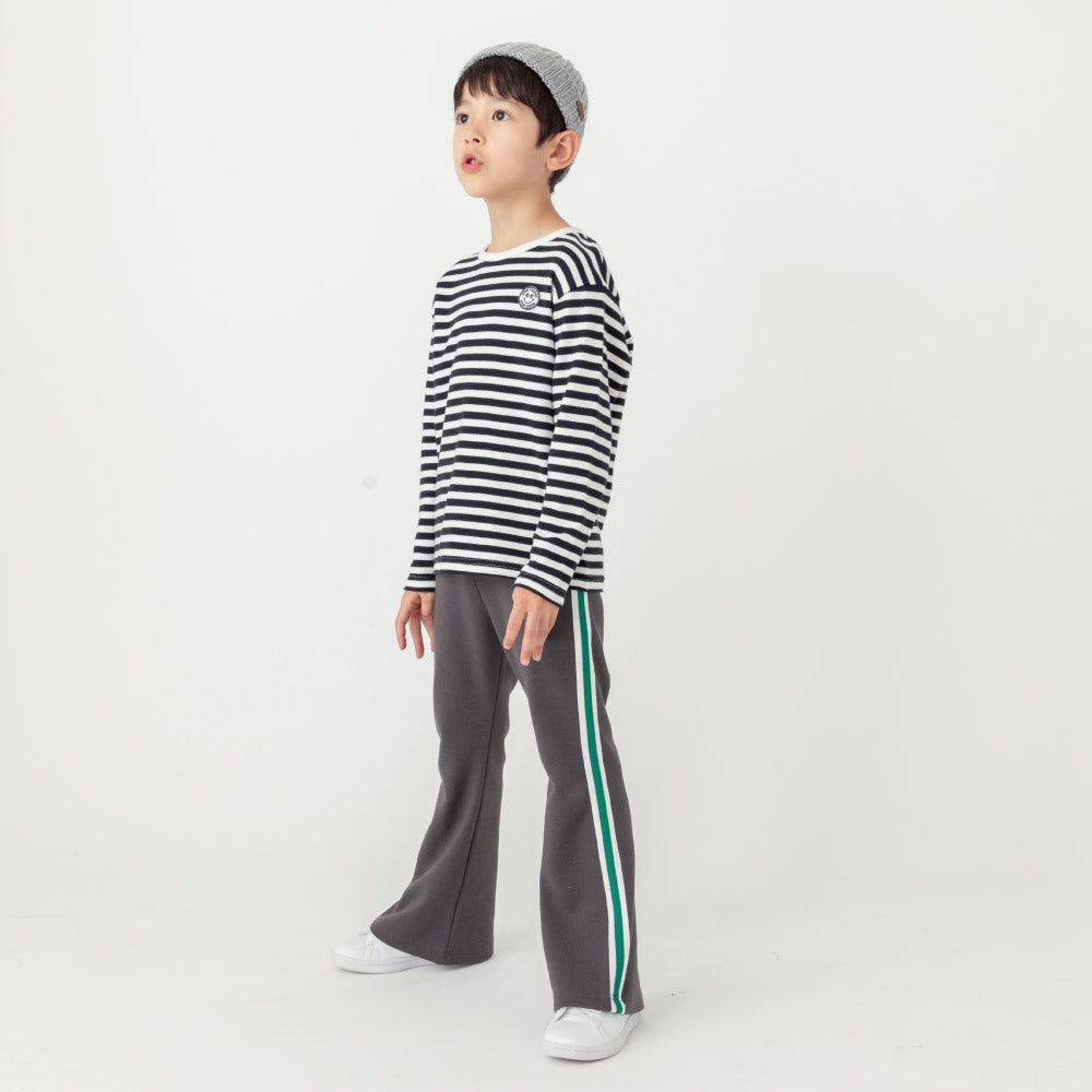 サイドライン フレアパンツ