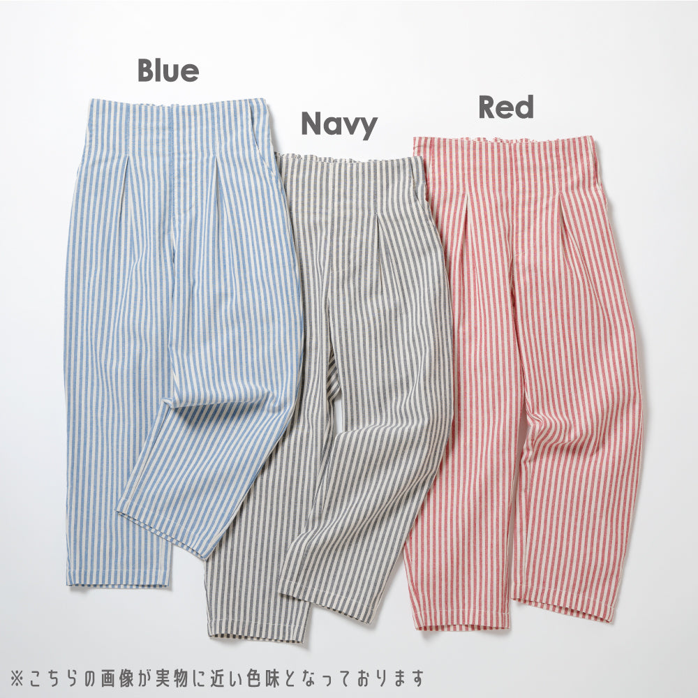 ストライプ ワークパンツ