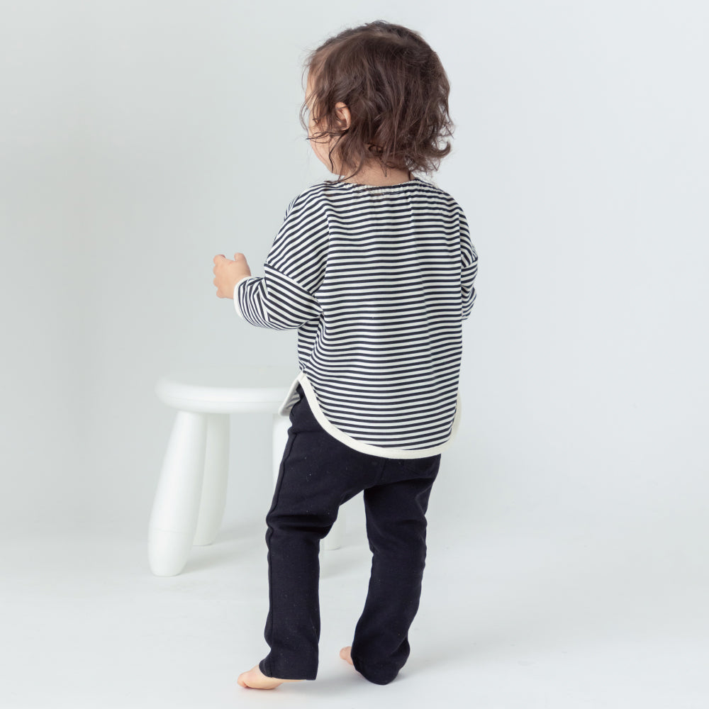 ベビー ボーダー7分袖Tシャツ