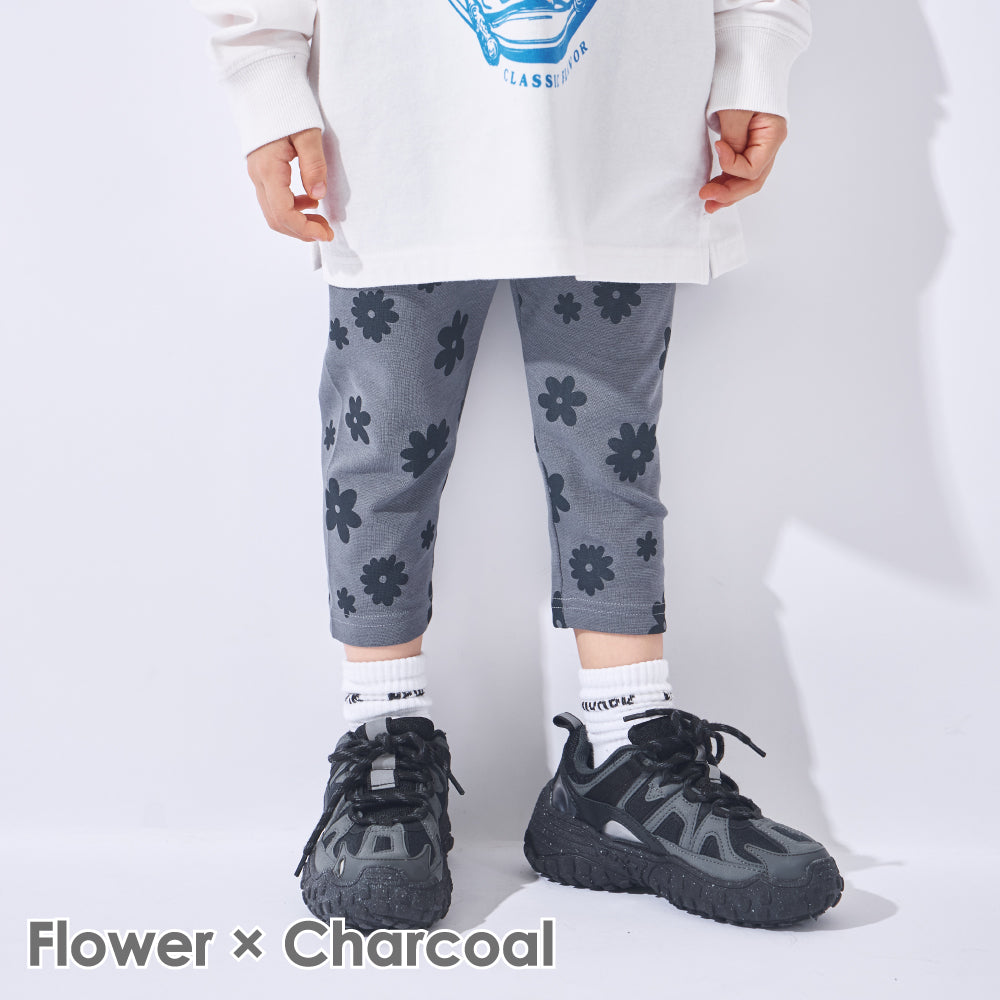 【2026年 春新作】6分丈総柄レギンス