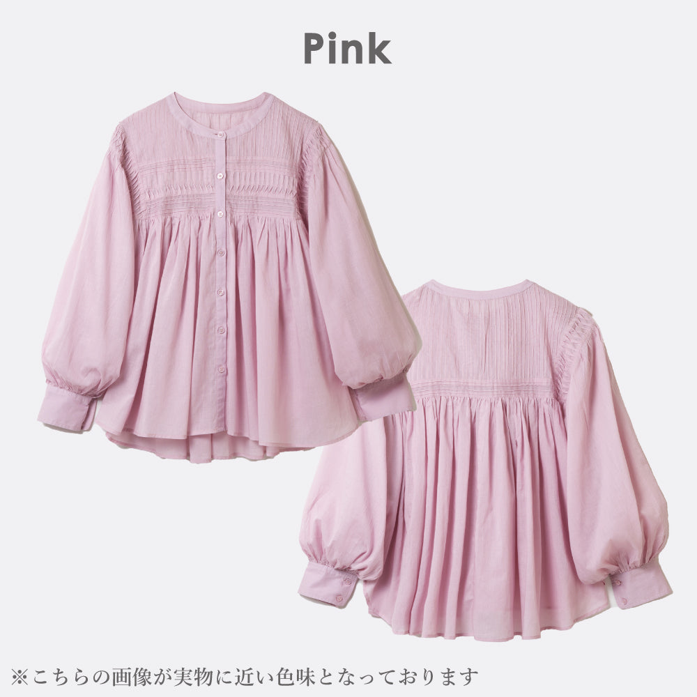 【夏割】 【Ladies】 インド綿 シアーブラウス