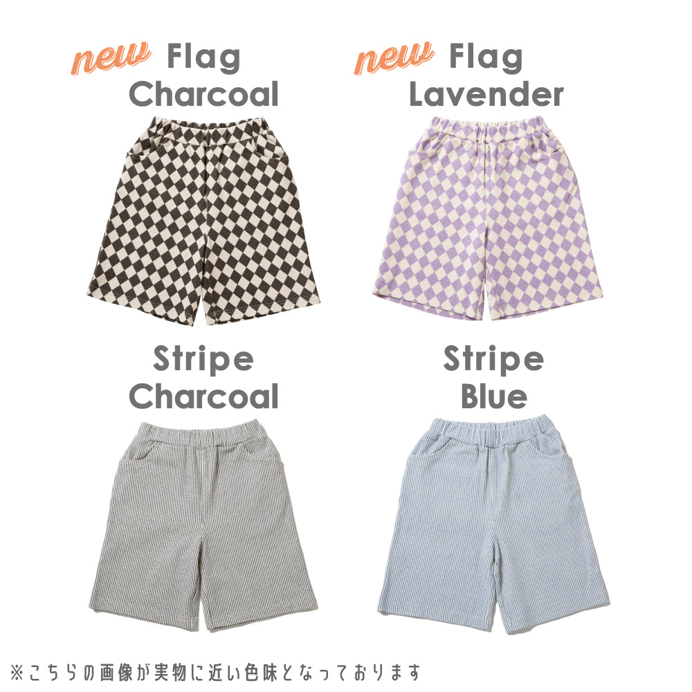 総柄ハーフパンツ