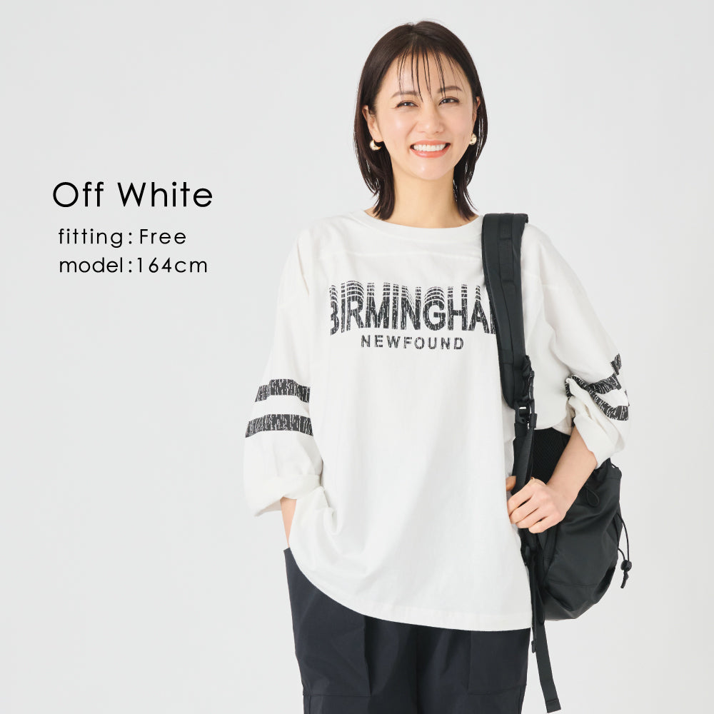 【夏割】 【Ladies】フットボールTシャツ