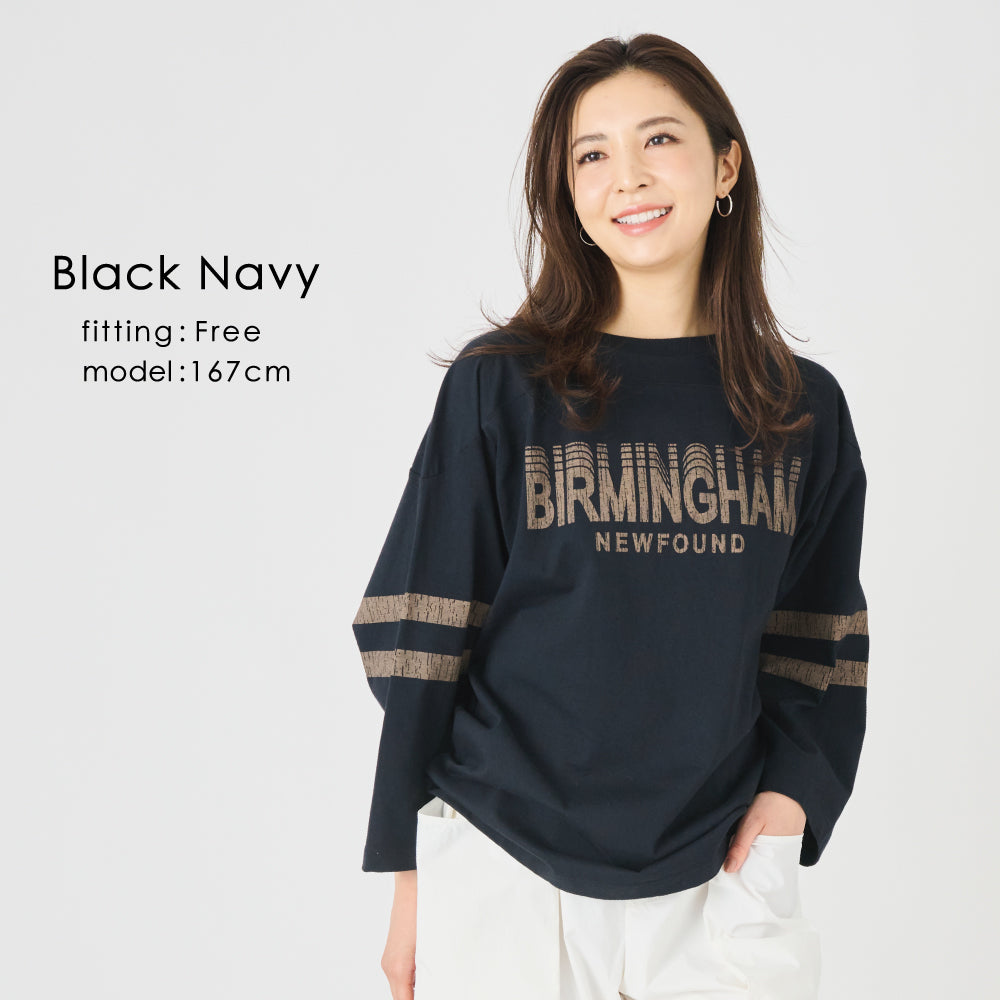 【夏割】 【Ladies】フットボールTシャツ