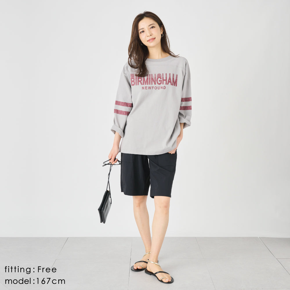 【夏割】 【Ladies】フットボールTシャツ